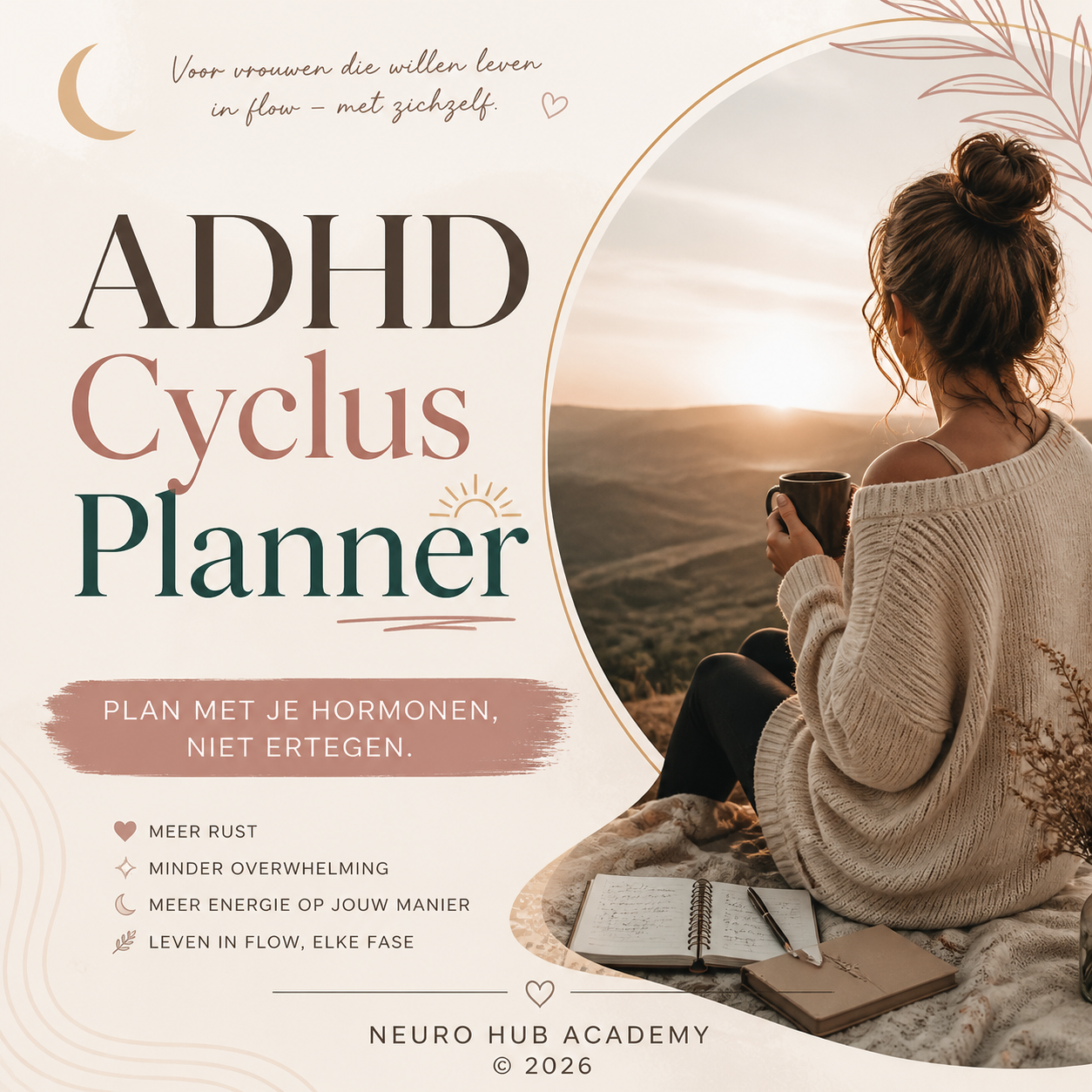ADHD cyclus planner ebook | Neuro Hub Academy