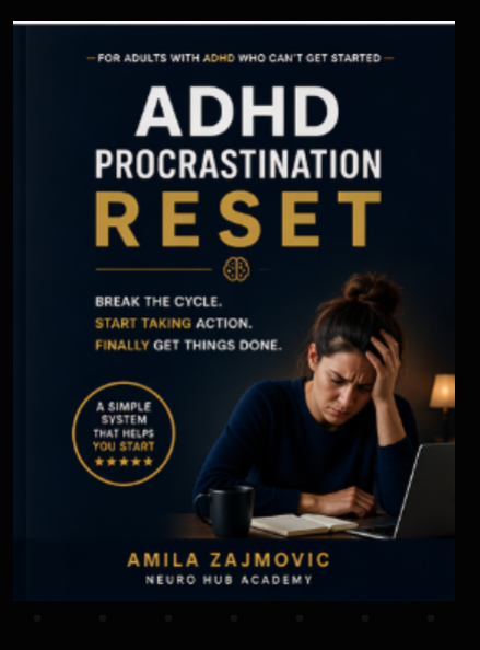 Digital ADHD planner designed to reduce procrastination and improve daily focus